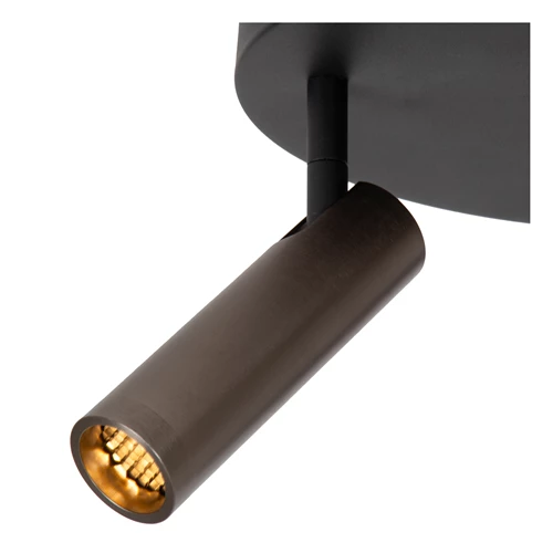 Lucide GRADO - Ceiling spotlight - Ø 25 cm - 3xGU10 (MR11) - Grey iron - detail 1